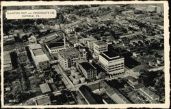 Planters Nut and Chocolate Co. Aerial View Postcard