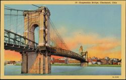 Suspension Bridge Postcard