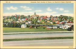 Somerset, Roof Garden of Penna. on America's Super Highway Postcard