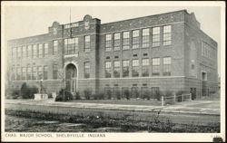 Chas. Major School Postcard