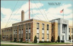 Centralia City Hall Postcard