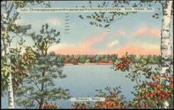 Lake Chargoggagoggmanchauggagoggchaubunagungamaugg, Indian Inn Postcard