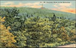 Mt. Greylock in the Berkshires Postcard