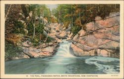 The Pool, Franconia Notch, White Mountains Postcard