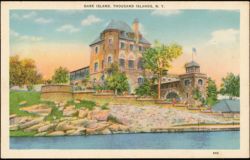 Dark Island, Thousand Islands Postcard