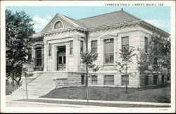 Carnegie Public Library Postcard