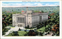 Masonic Temple Postcard