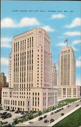Court House and City Hall Postcard
