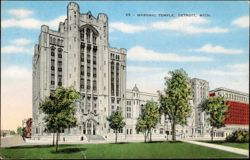 Masonic Temple Postcard