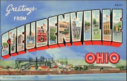 Greetings From Steubenville Large Letter Postcard