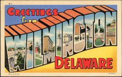 Greetings from Wilmington Large Letter Postcard