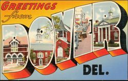 Greetings From Dover Large Letter Postcard