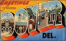 Greetings From Dover Postcard