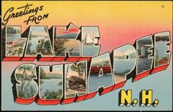 Greetings From Lake Sunapee Large Letter Postcard