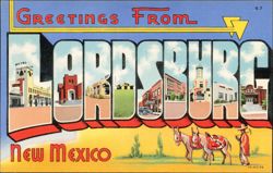 Greetings From Lordsburg New Mexico Large Letter Postcard