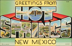 Greetings From Hot Springs Postcard