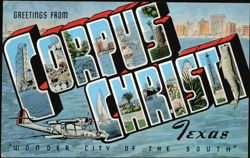 Greetings From Corpus Christi Large Letter Postcard
