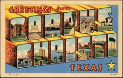 Greetings from Corpus Christi Postcard