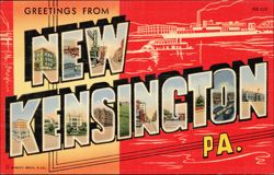 Greetings From New Kensington Postcard