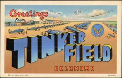 Greetings From Tinker Field Postcard
