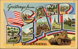 Greetings from Camp Beale Postcard