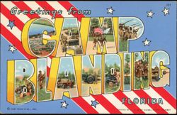 Greetings from Camp Blanding Postcard