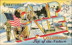 Greetings from Camp Hale, Colorado Postcard