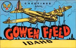 Greetings from Gowen Field Postcard