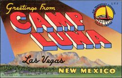 Greetings From Camp Luna, Las Vegas Postcard