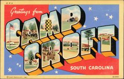 Greetings from Camp Croft, South Carolina Postcard