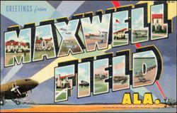 Greetings from Maxwell Field Postcard