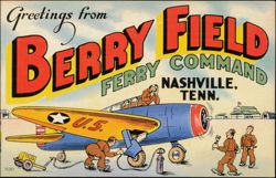 Greetings from Berry Field Ferry Command Postcard