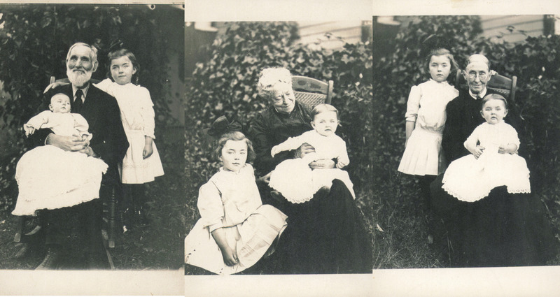 Vintage RPPC Lot of 3 Family Portraits 3 Generations