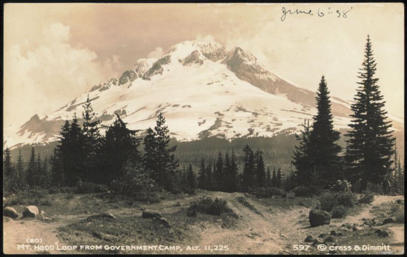 Mt. Hood Loop From Government Camp, Alt. 11,225 Oregon