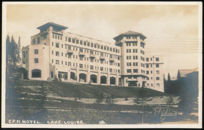 C.P.R. Hotel, Lake Louise AB Canada Byron Harmon Alberta