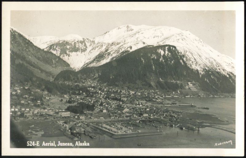 Aerial View of Juneau Alaska