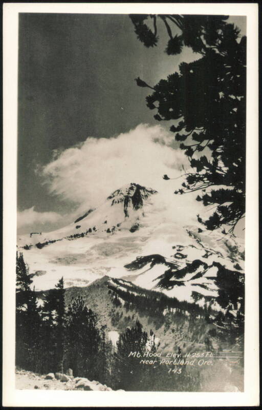 Mt. Hood Elev. 11,253 Ft. Near Portland Oregon