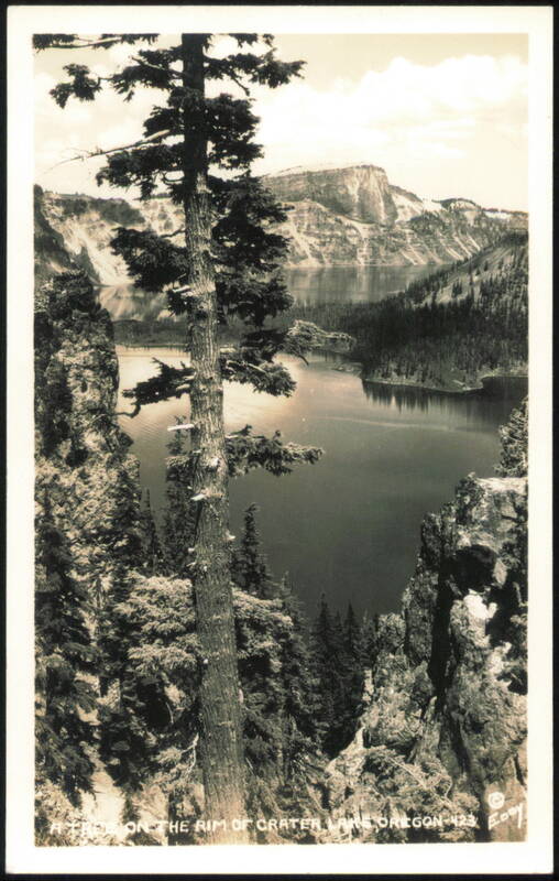 Crater Lake on the Rim Crater Lake National Park Oregon