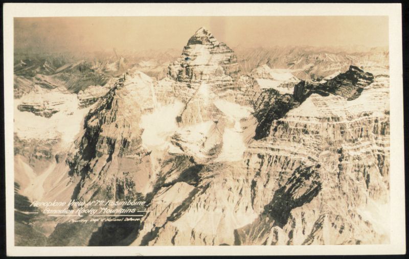 Aeroplane View of Mt. Assiniboine BC Canada British Columbia