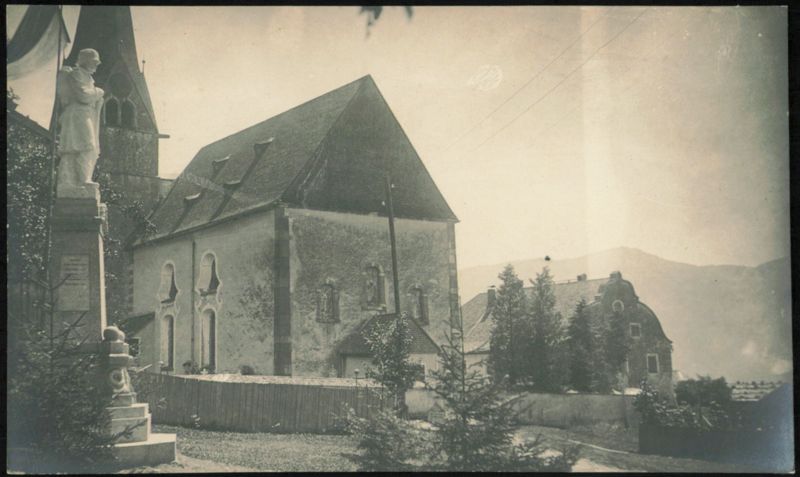 Pfarrkirche St. Oswald with Monument St. Oswald bei Freistadt Austria