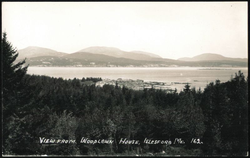 View from Woodlawn House Islesford Maine