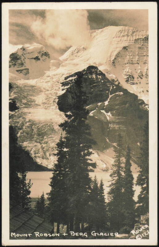 Mount Robson and Berg Glacier BC Canada British Columbia