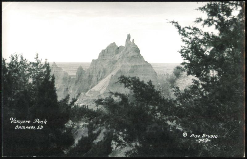 Vampire Peak Badlands Badlands National Park South Dakota