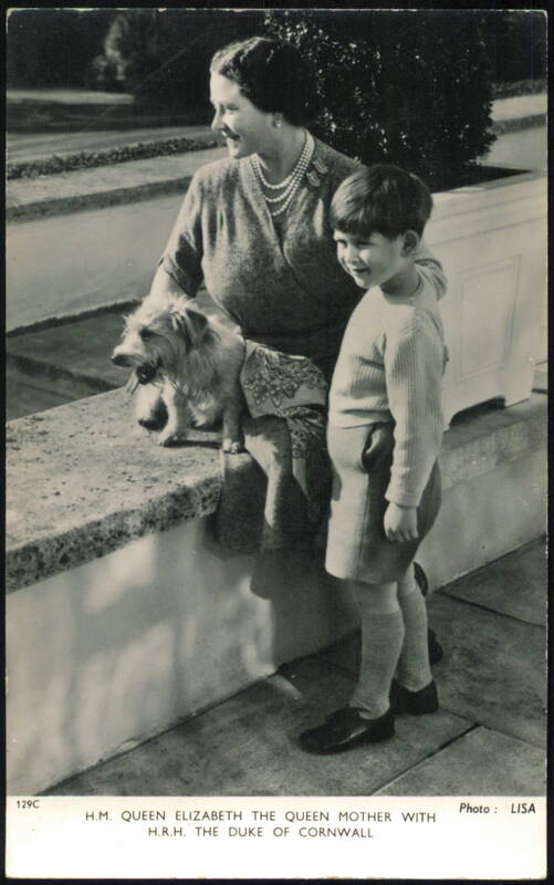 Queen Elizabeth The Queen Mother & Duke of Cornwall
