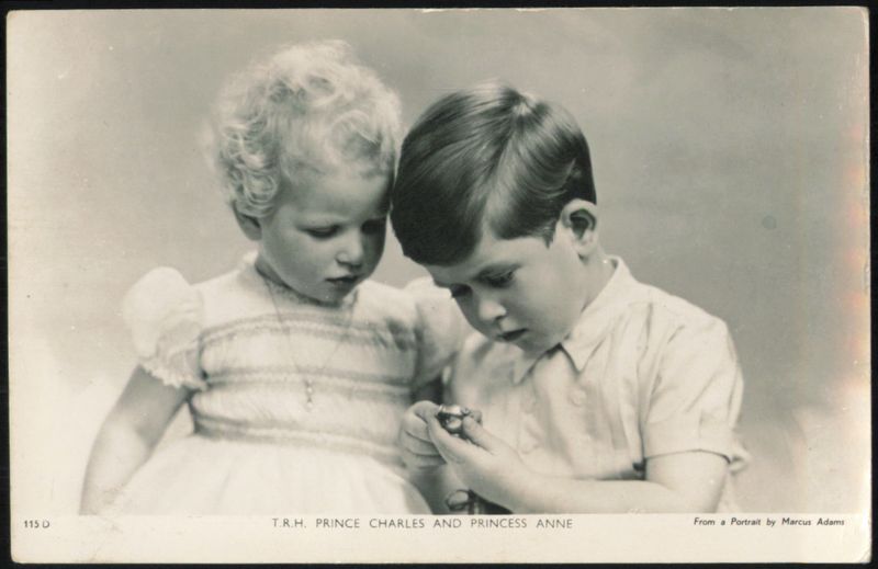 T.R.H. Prince Charles and Princess Anne Marcus Adams