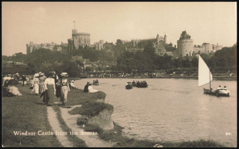 Windsor Castle from the Brocas United Kingdom Berkshire