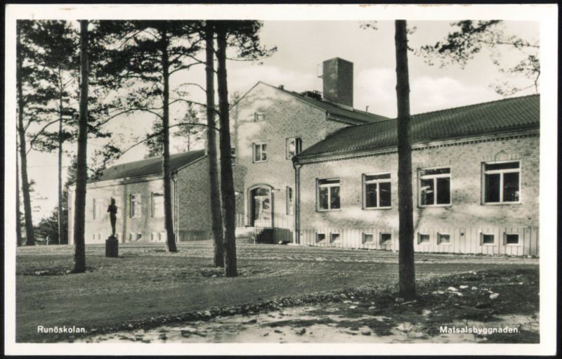Runöskolan and Matsalsbyggnaden Sweden