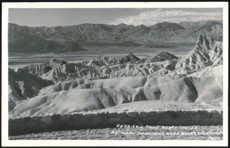 Zabriskie Point Death Valley National Monument Baker California