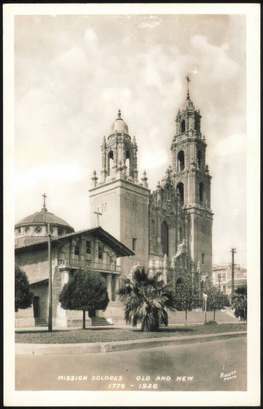 Mission Dolores Old and New San Francisco California