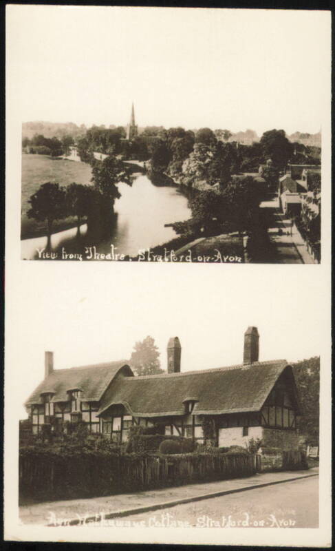 View from Theatre & Ann Hathaway's Cottage Stratford-on-Avon United Kingdom